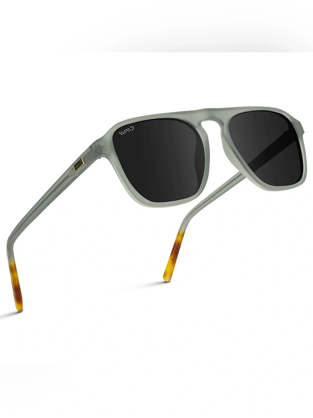 WearMe Pro Emerson Men's Polarized Aviator Sunglasses, Square Frame UV400 unisex